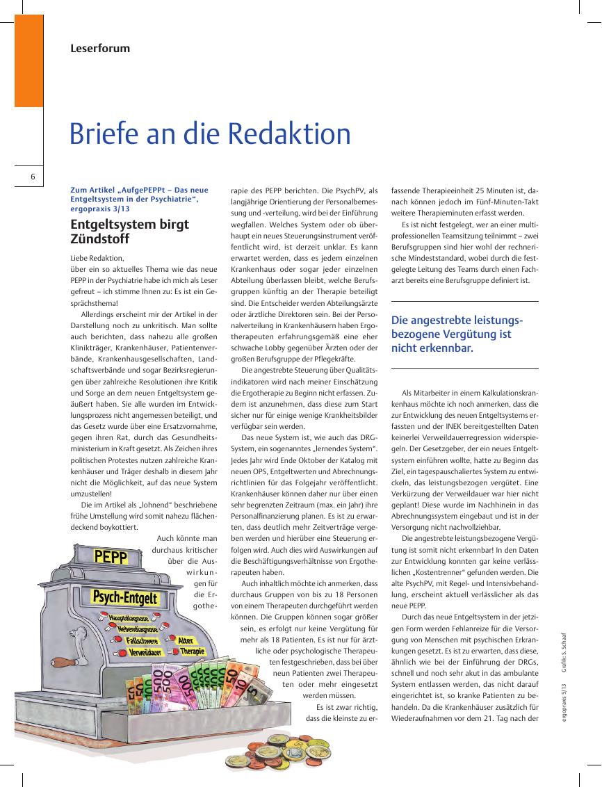 Vorschauseite 1: Briefe an die Redaktion