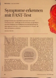 Vorschauseite 1: Symptome erkennen mit FAST-Test