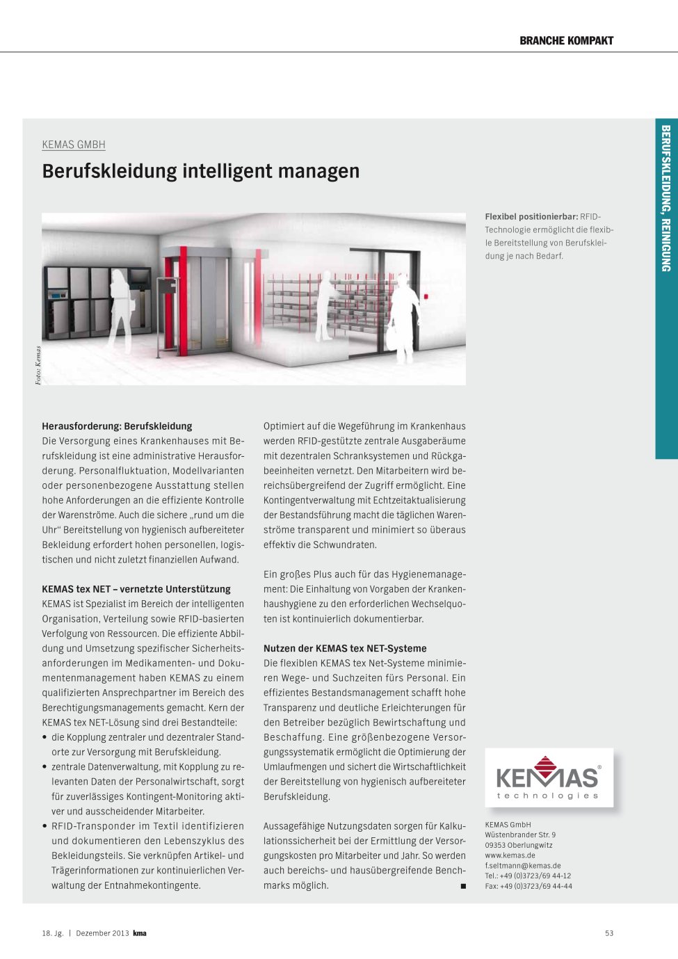 Vorschauseite 1: Berufskleidung intelligent managen