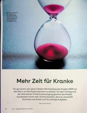 Vorschauseite 1: Mehr Zeit für Kranke