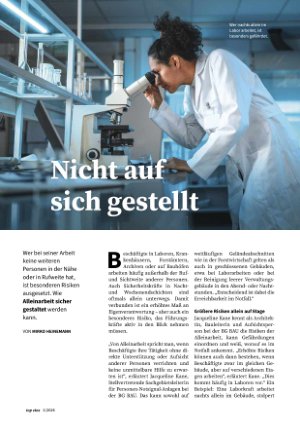 Vorschauseite 1: Nicht auf sich gestellt