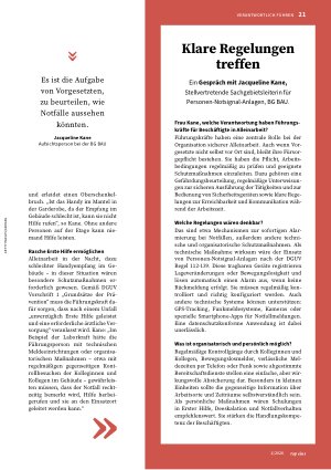 Vorschauseite 2: Nicht auf sich gestellt