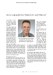 Vorschauseite 1: Eine unglaubliche Wachheit und Wärme.