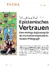 Vorschauseite 2: Epistemisches Vertrauen: Eine wichtige Ergänzung für die mentalisierungsbasierte (Sonder)Pädagogik.