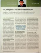 Vorschauseite 1: "Dr. Google ist ein schlechter Berater."
