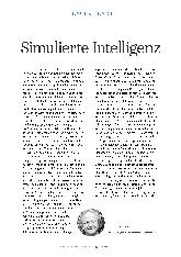 Vorschauseite 1: Simulierte Intelligenz