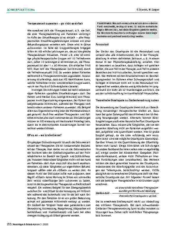 Vorschauseite 5: Therapiecontrolling – mit dem Blick fürs Wesentliche