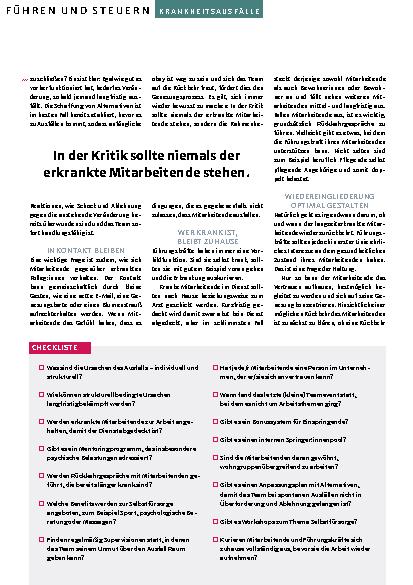 Vorschauseite 3: Mit Ausfällen wertschätzend umgehen