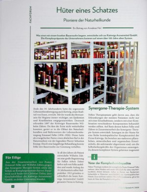 Vorschauseite 1: Hüter eines Schatzes Pioniere der Naturheilkunde