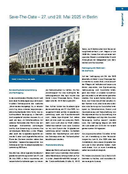 Vorschauseite 1: bpa. Portal Verdiente Mitarbeiterinnen und Mitarbeiter;