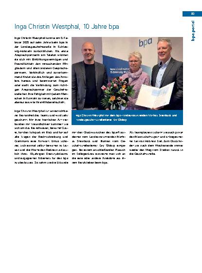 Vorschauseite 5: bpa. Portal Verdiente Mitarbeiterinnen und Mitarbeiter;