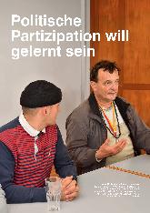 Vorschauseite 3: Pflegeheim-Teams setzen sich selbst ihre Ziele.