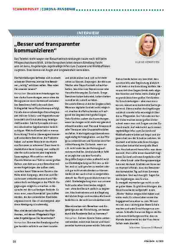Vorschauseite 3: In Zeiten des Abwägens