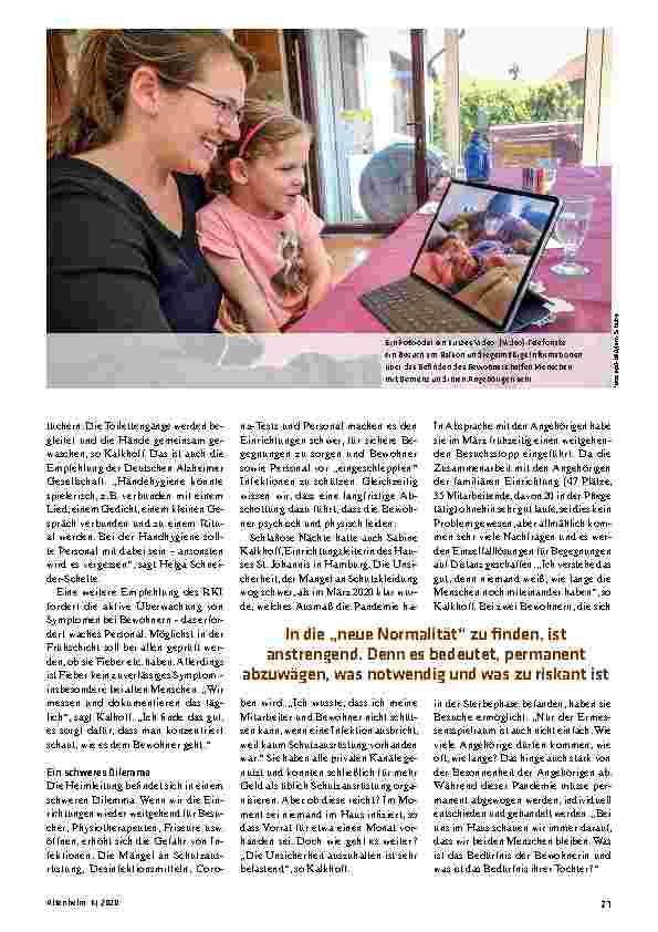 Vorschauseite 4: In Zeiten des Abwägens