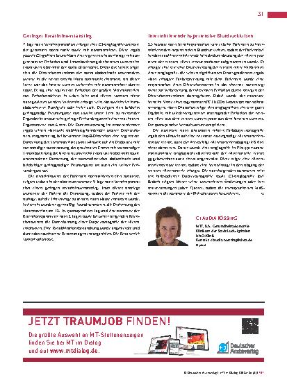 Vorschauseite 2: Fallbericht – Aortendissektion