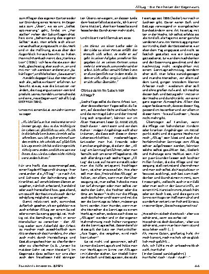 Vorschauseite 6: Alltägliche – Versuch einer Innensicht