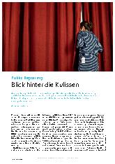 Vorschauseite 1: Blick hinter die Kulissen