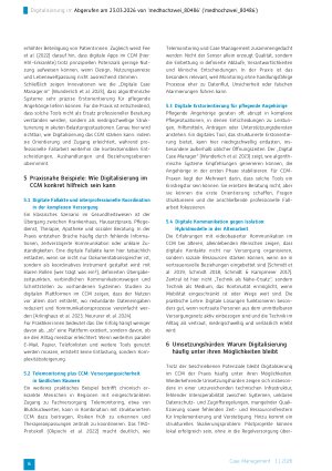 Vorschauseite 3: Digitalisierung im Care und Case Management: Von technischen Tools zu sozio-technischen Versorgungsarrangements