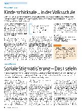 Vorschauseite 1: Kinderschicksale … in der Volksschule