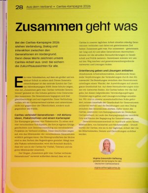 Vorschauseite 1: Zusammen geht was