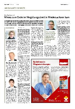 Vorschauseite 1: Wie es zum Ende im Vergütungsstreit in Niedersachsen kam