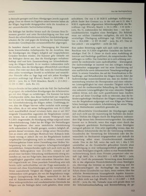 Vorschauseite 5: Anforderungen an die Zustimmung des —' Integrationsamts zu einer Kündigung eines Schwerbehinderten