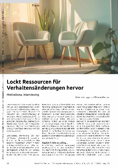 Vorschauseite 1: Lockt Ressourcen für Verhaltensänderungen hervor.