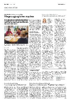 Vorschauseite 1: Interkulturelle Brückenbauer:innen in der Pflege machen Pflege zugänglicher.