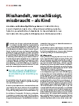 Vorschauseite 1: Misshandelt, vernachlässigt, missbraucht – als Kind
