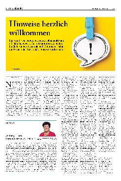 Vorschauseite 1: Hinweise herzlich willkommen.