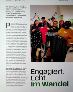 Vorschauseite 1: Engagiert. Echt. im Wandel