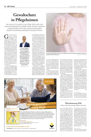 Vorschauseite 1: Gewaltschutz in Pflegeheimen