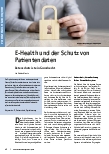 Vorschauseite 1: E-Health und der Schutz von Patientendaten: Datenschutz ist ein Grundrecht.