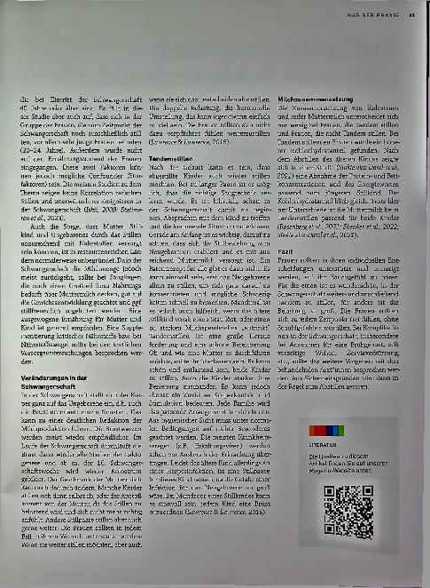 Vorschauseite 2: Stillen in der Schwangerschaft und Tandemstillen