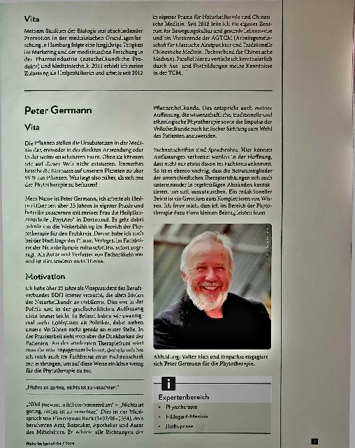 Vorschauseite 2: Frischer Wind bei der Naturheilpraxis. Unser neu gegründeter Fachbeirat stellt sich vor - Teil 1.