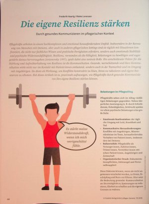 Vorschauseite 1: Die eigene Resilienz stärken Durch gesundes Kommunizieren im pflegerischen Kontext
