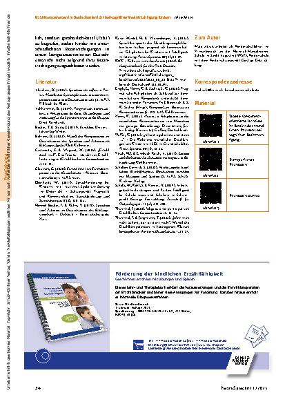 Vorschauseite 5: Erzählkompetenzen im Deutschunterricht bei kognitiver Beeinträchtigung fördern