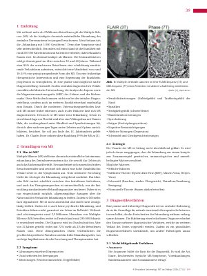 Vorschauseite 2: Multiple Sklerose in der Magnetresonanztomografie