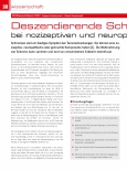 Vorschauseite 1: Descending Schmerzhemmung bei nozizeptiven und neuropathischen Tumorschmerzen