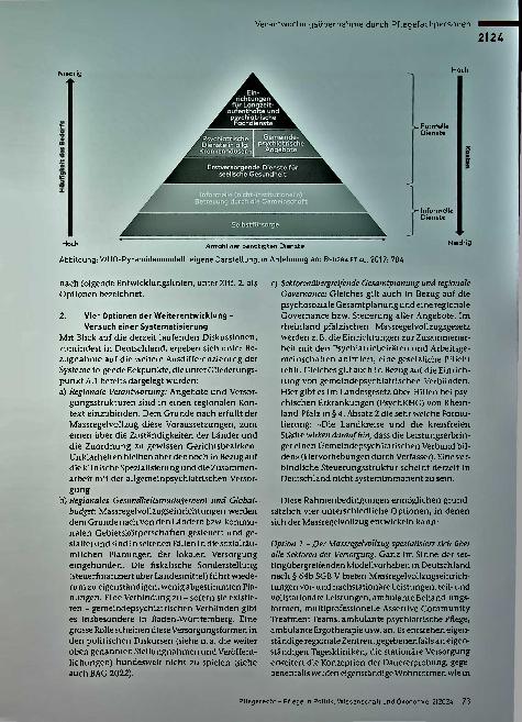Vorschauseite 3: Aufbruch für die psychosoziale Versorgung - auch in der Schweiz? «Regional Governance» und Maßregelvollzug