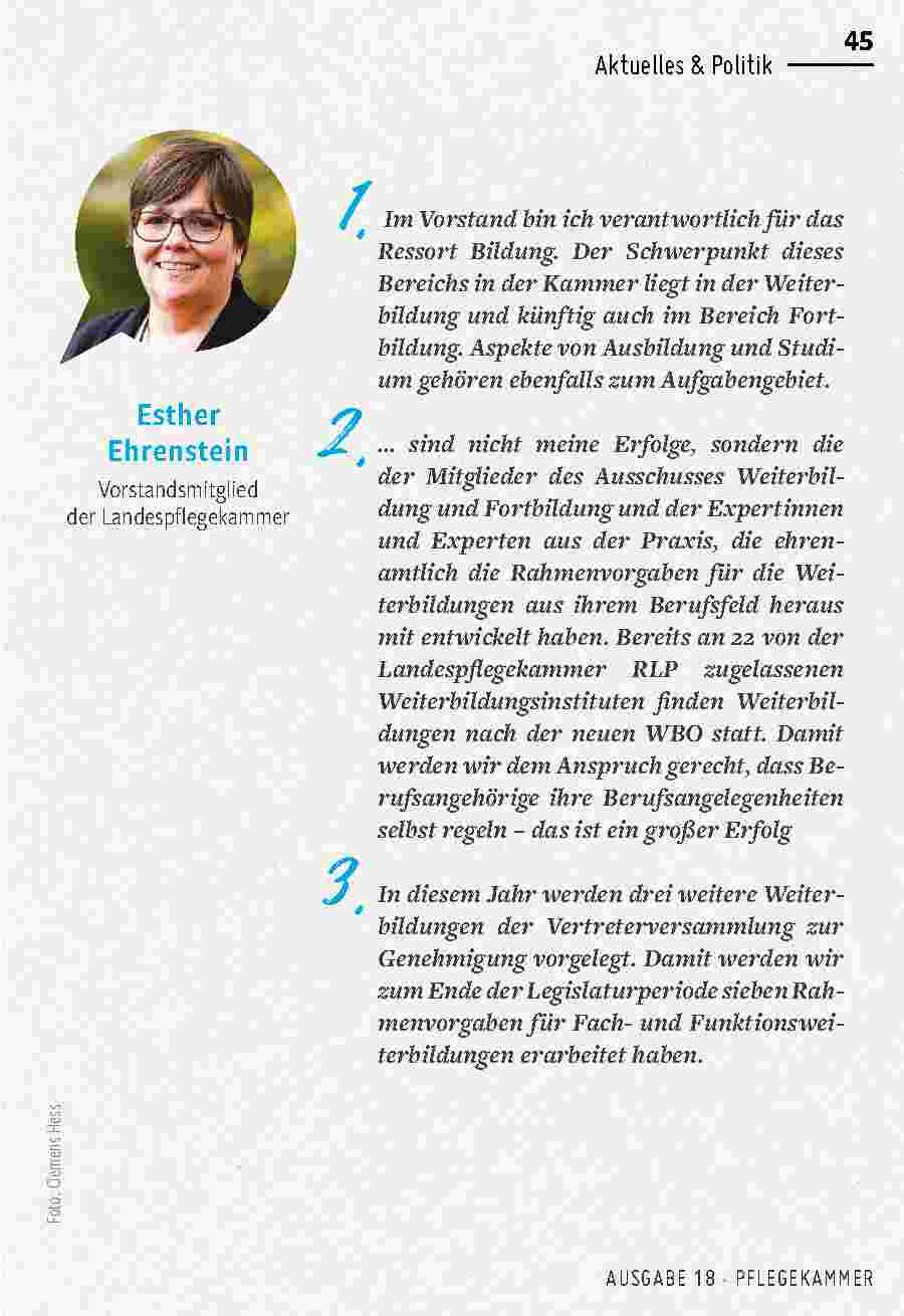 Vorschauseite 6: WAS DIE 9 VORSTÄNDE FÜR 2020 PLANEN