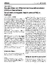 Vorschauseite 1: Soziale Arbeit im Öffentlichen Gesundheitsdienst (ÖGD) in Deutschland