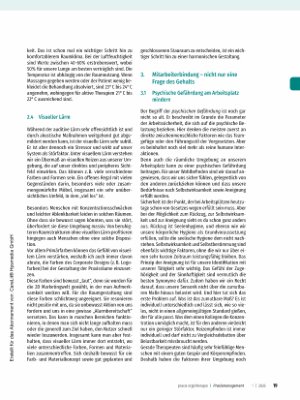 Vorschauseite 3: Sensorische Einrichtungskonzepte für Praxisräume - oder warum eine Besenkammer kein Pausenraum ist