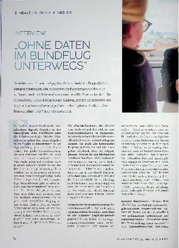 Vorschauseite 1: "Ohne Daten im Blindflug unterwegs "