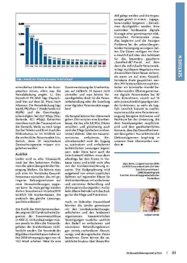 Vorschauseite 4: Oft gefordert, kaum erfüllt. Die Realität der sektorenübergreifenden Versorgung – Teil 2.
