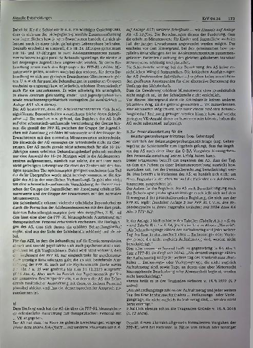 Vorschauseite 4: Krankenhausvergütung: Budget für Psychiatrie