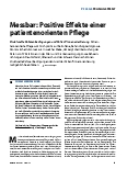 Vorschauseite 1: Messbar: Positive Effekte einer patientenorientierten Pflege