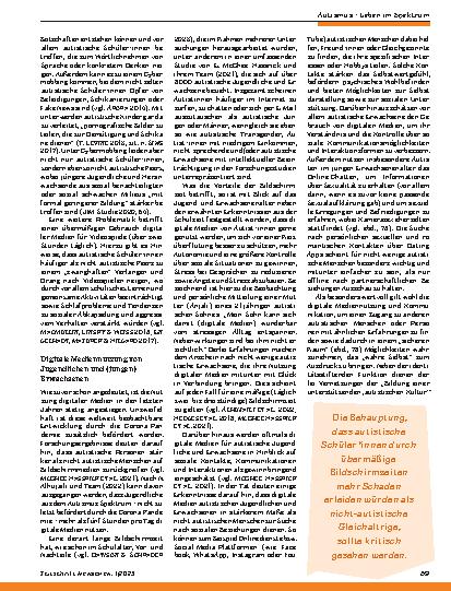 Vorschauseite 6: Autismus und digitale Medien