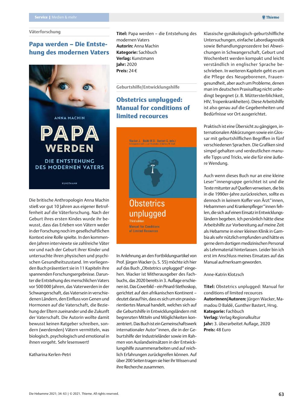 Vorschauseite 1: Papa werden – Die Entstehung des modernen Vaters