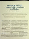 Vorschauseite 1: Demenzsensibilität versus Infektionsschutz in Kliniken